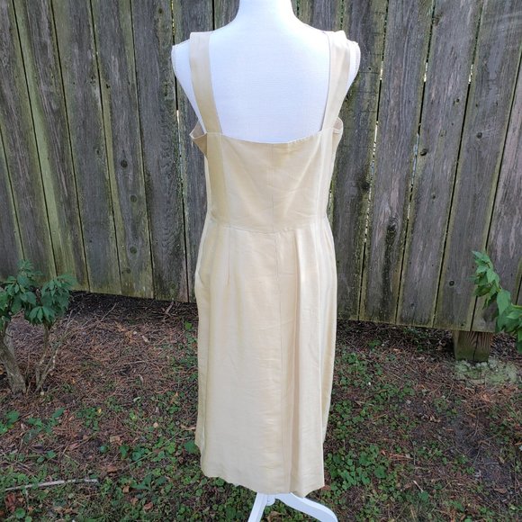 NWT MaxMara 100% Silk Sleeveless Square neck Dress - Picture 5 of 11